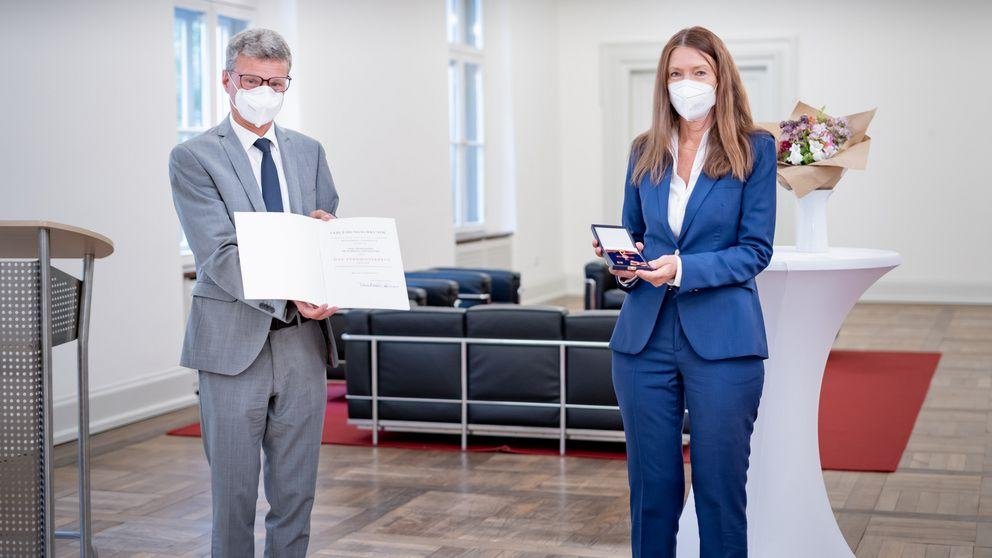 Wissenschaftsminister Bernd Sibler und Frau Prof. Dr. Barbara Zehnpfennig