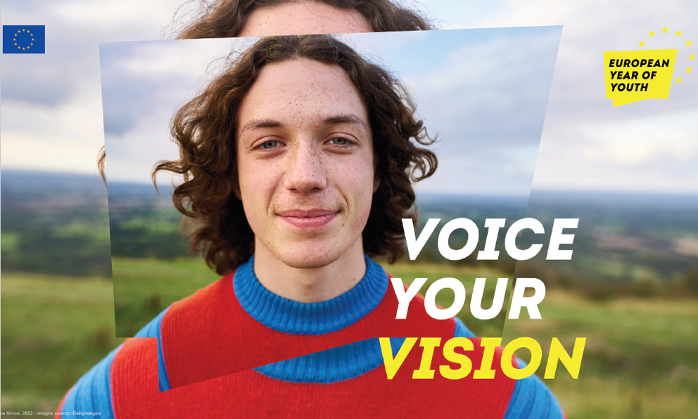 Banner 'Voice your vision'