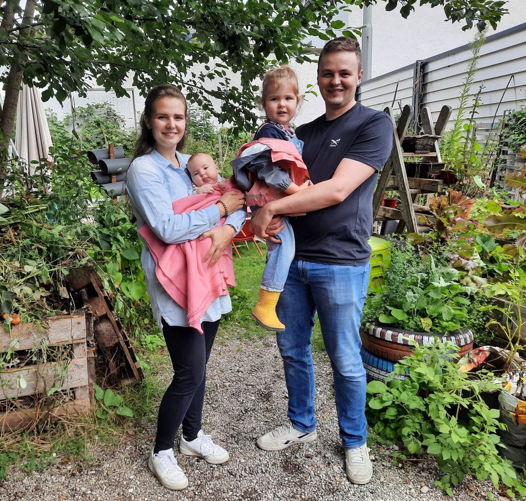 Manuel Hölter und Familie