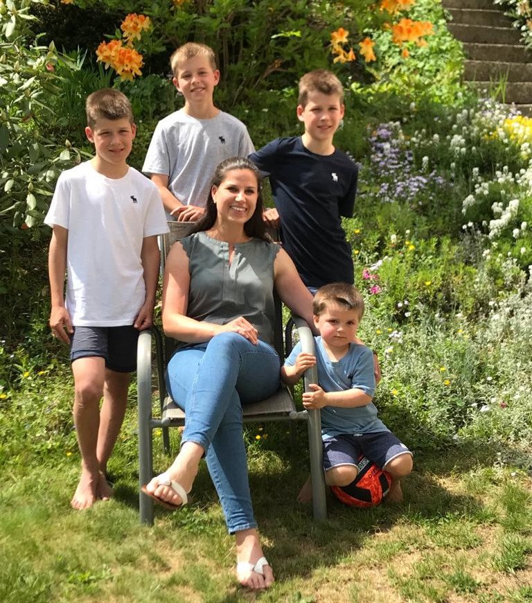 Janina Eder und Familie
