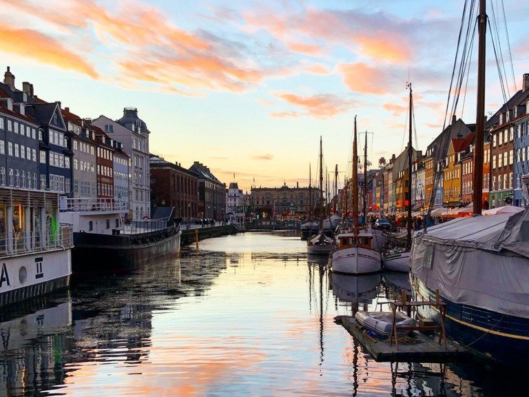 Kopenhagen im Abendlicht