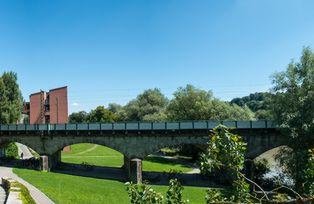 Panoramic view from the Business Administration and Economics building