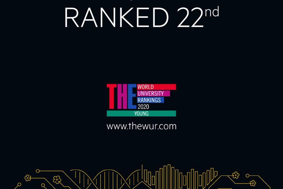 Logo THE Young University Ranked 22nd Logo von THE Young University Ranked 22nd