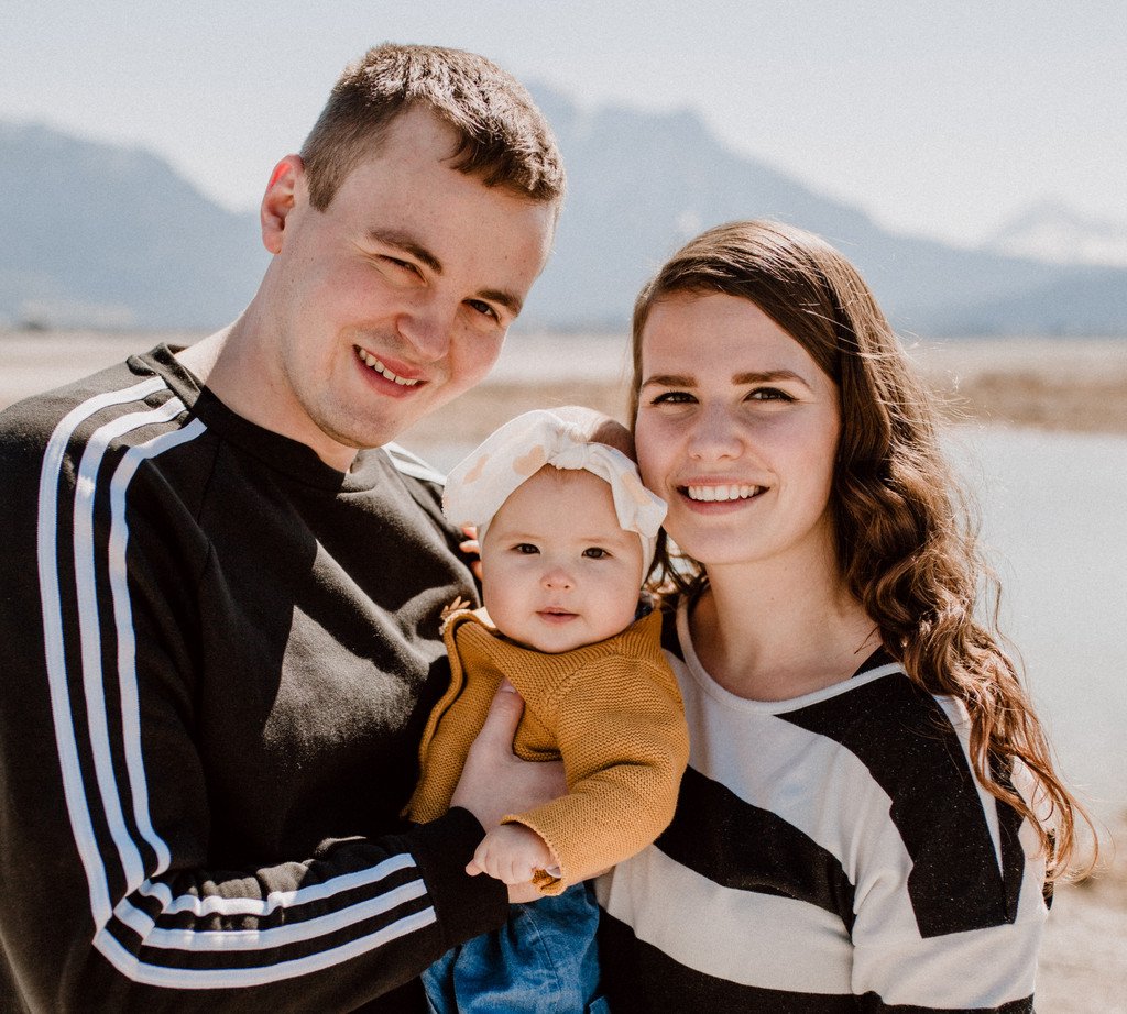 Natalie Friesen und Familie