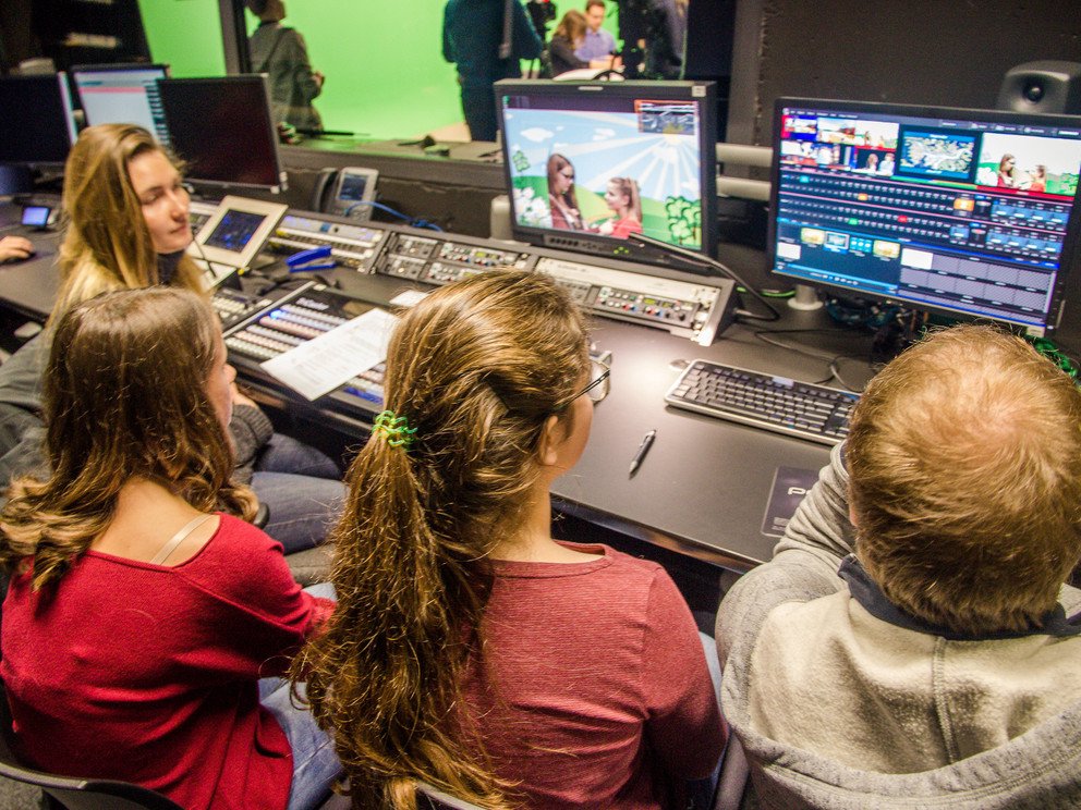 Nachrichten produzieren im TV-Studio