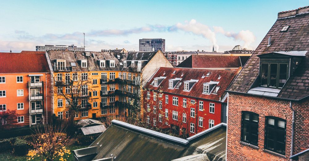 Bunte Wohnhäuser in Kopenhagen