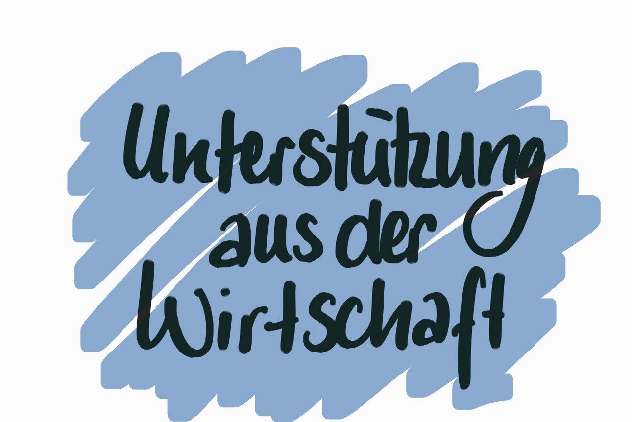 Unterst&uuml;tzung aus der Wirtschaft