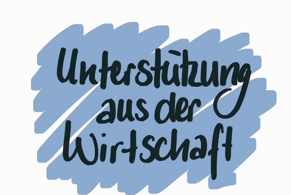 Unterstützung aus der Wirtschaft