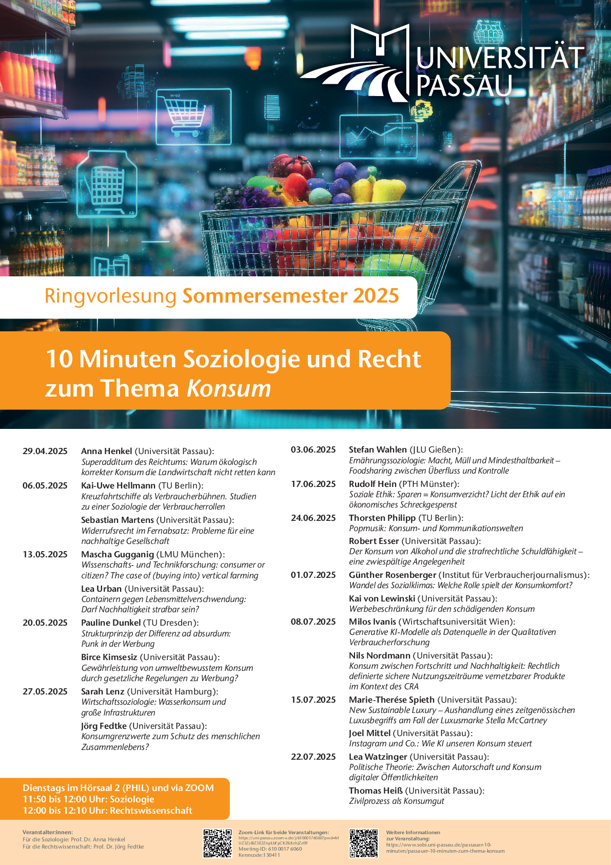 Plakat der Ringvorlesung