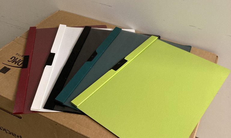 Bewerbungsmappen Bunt