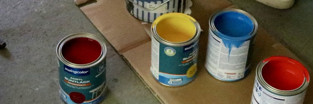 Farbt&ouml;pfe als Symbolbild f&uuml;r das Kulturtransport-Engagement