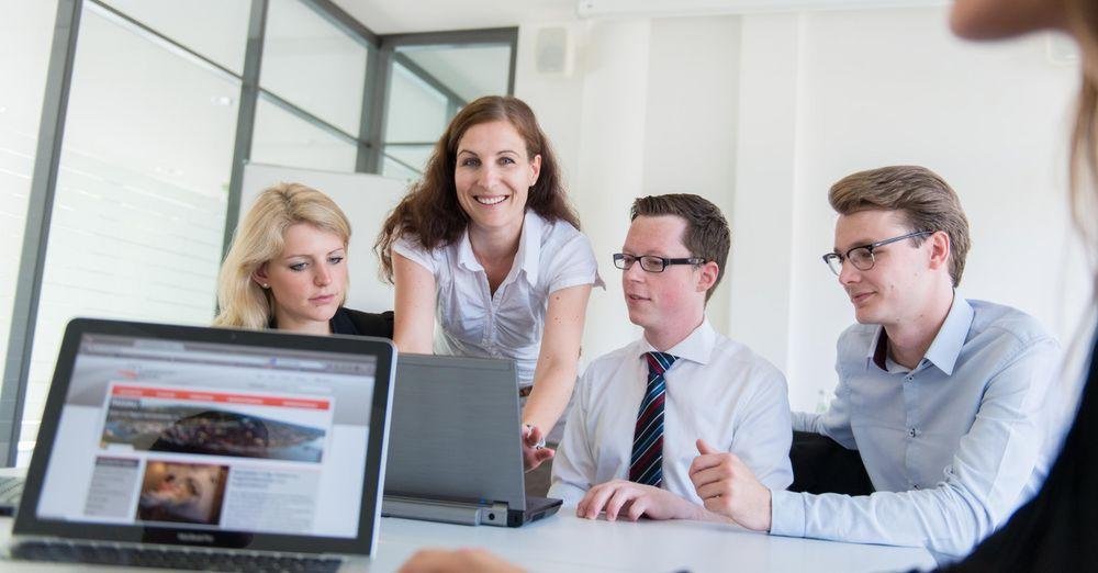 Students at laptops