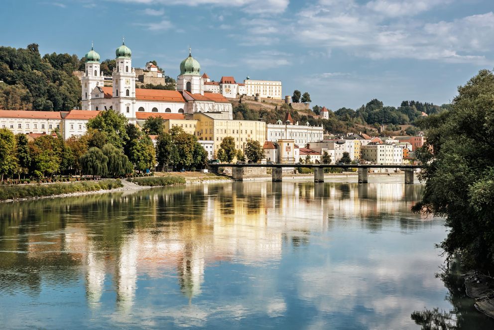 Blick auf die Altstadt Passaus