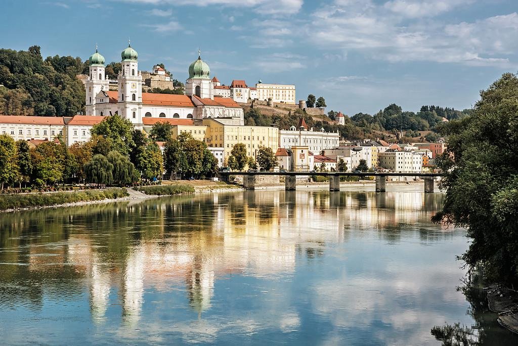 Blick auf die Altstadt Passaus