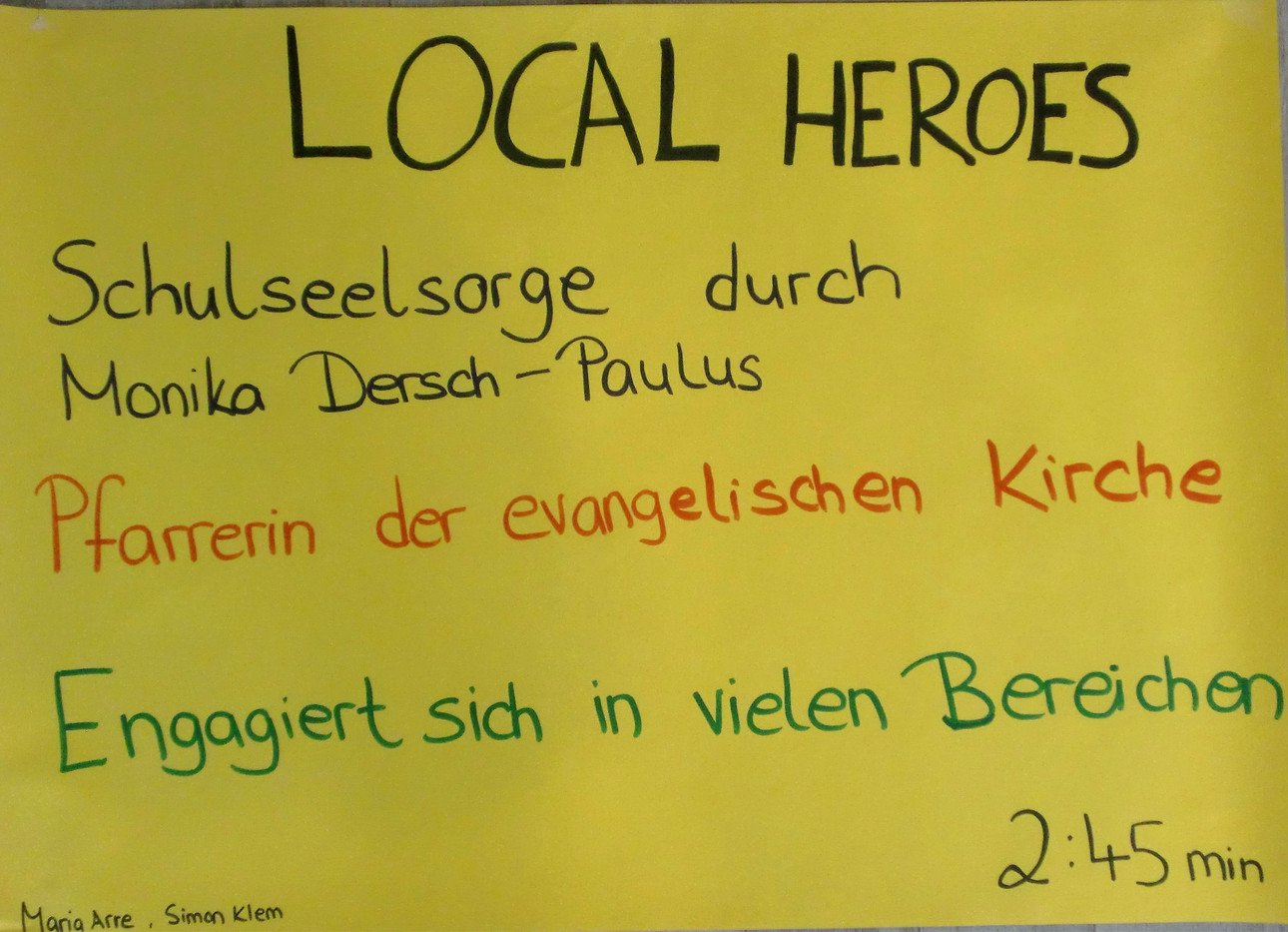 Plakat zum Projekt