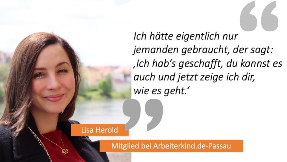 Lisa Herold von Arbeiterkind.de-Passau