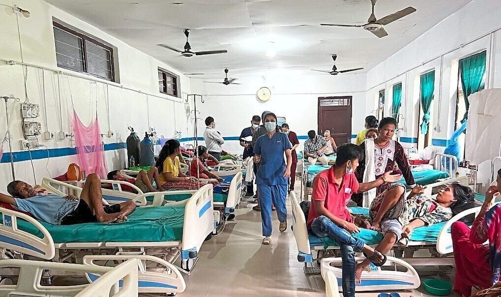 Krankenstation in Nepal.