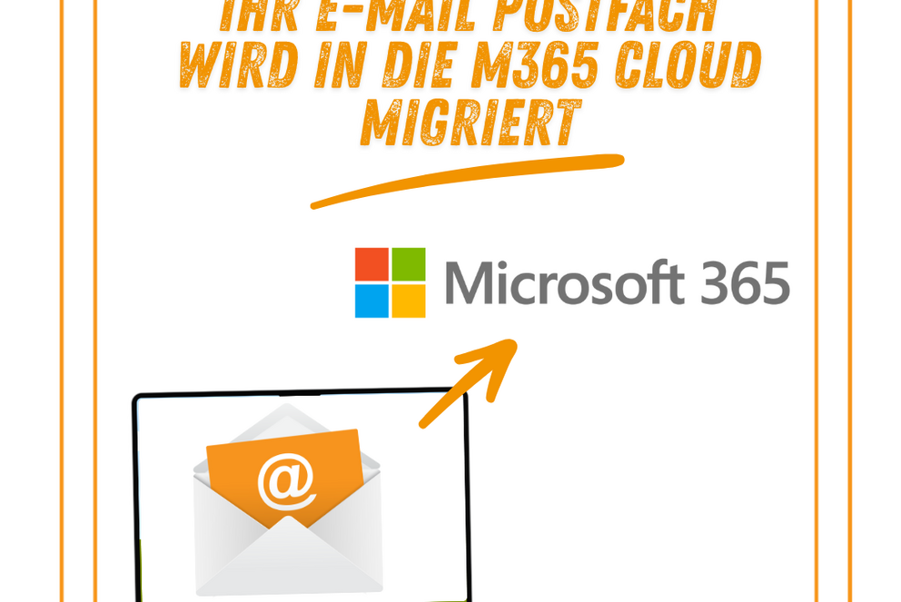 E-Mail Bild und M365 Logo 