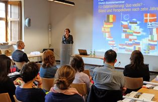 Ofizielle Begrüßung durch Prof. Dr. Ursula Reutner, Vizepräsidentin der Universität Passau, Foto: Florian Rampelt 