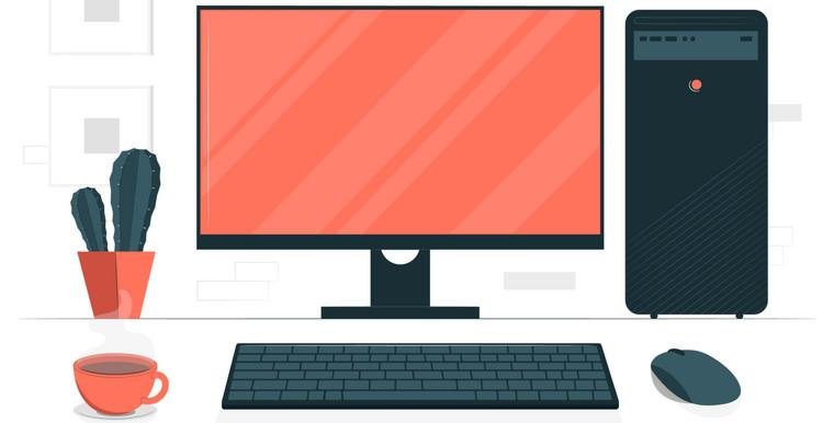 Graphische Darstellung eines Arbeitsplatzes