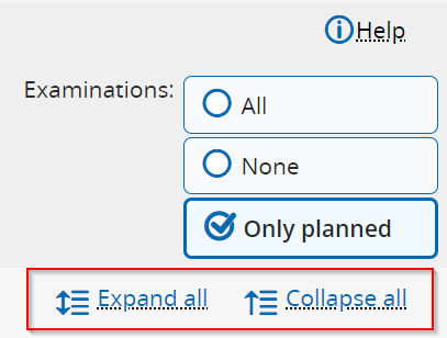 Screenshot exams