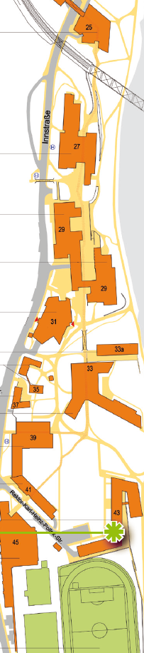 Lageplan Universität Passau