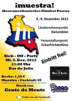 Plakat ¡muestra! Filmfestival 2012 Plakat ¡muestra! Filmfestival 2012