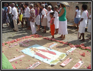 Fronleichnamsprozession in Brasilien