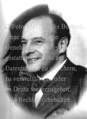 Das Foto, eine der letzten Aufnahmen von Hans Wölfel, stellte freundlich erweise Frau Mechthildis Bocksch, Bamberg, für den Ab­druck zur Verfügung.