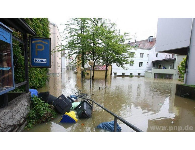 Land unter in Passau