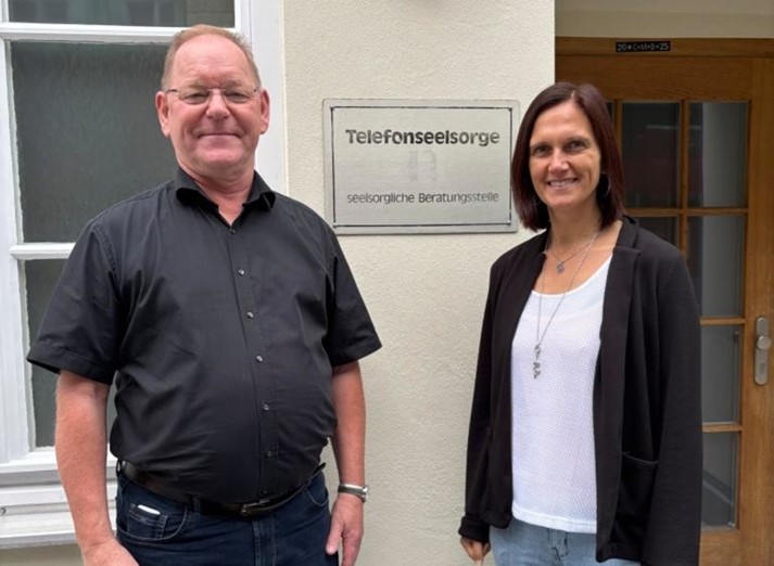 Hauptamtlicher Leiter Pater Ludger Werner und Stellvertreterin Sabine Müller