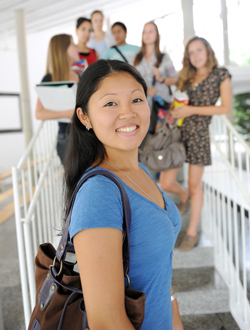Studentin der Universit&auml;t Passau
