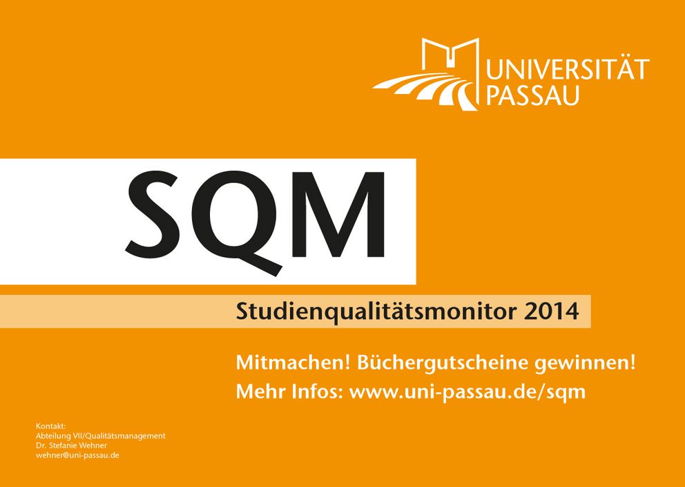 Plakat zur Teilnahme am SQM 2014