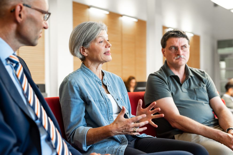 Picture of Dr Günther Hribek, Professor Carola Jungwirth and Professor Tomas Sauer