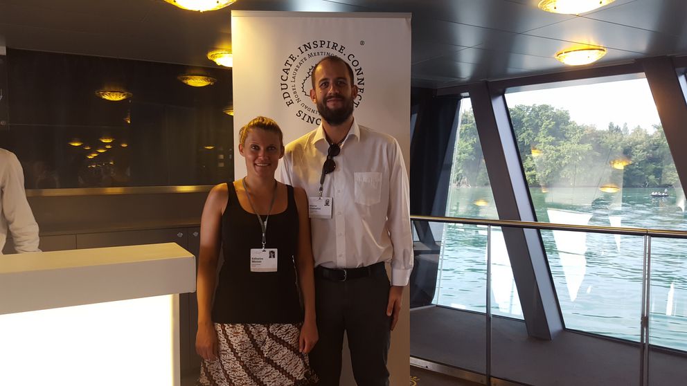 Die Teilnahme am Treffen der Wirtschaftsnobelpreisträger ist nur einmal im Leben möglich - Dr. Katharina Werner und Dr. Marcus Giamattei von der Universität Passau wurde die seltene Ehre zuteil. Foto: privat