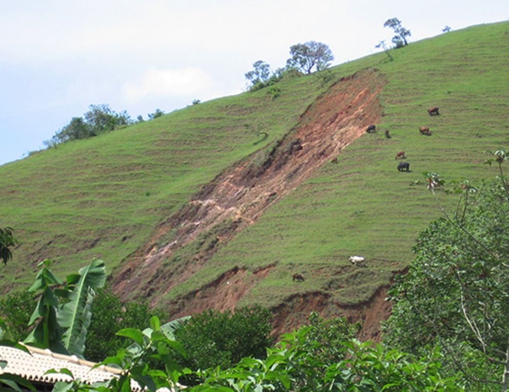 Erosion im brasilianischen Küstenregenwald