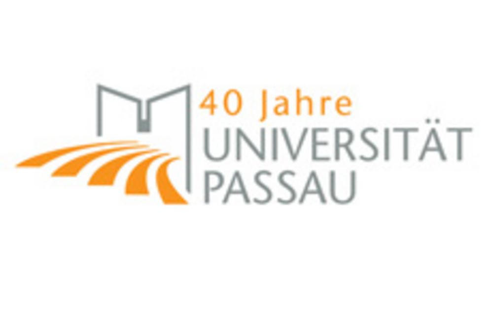 Logo "40 Jahre Universität Passau"
