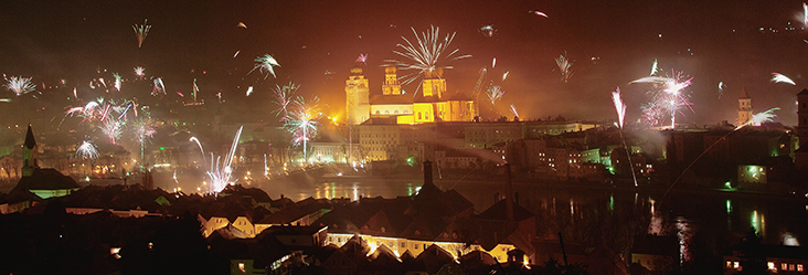 Feuerwerk in Passau